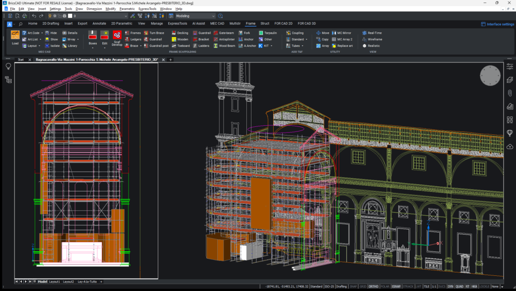 PON CAD software andamio 3D BIM