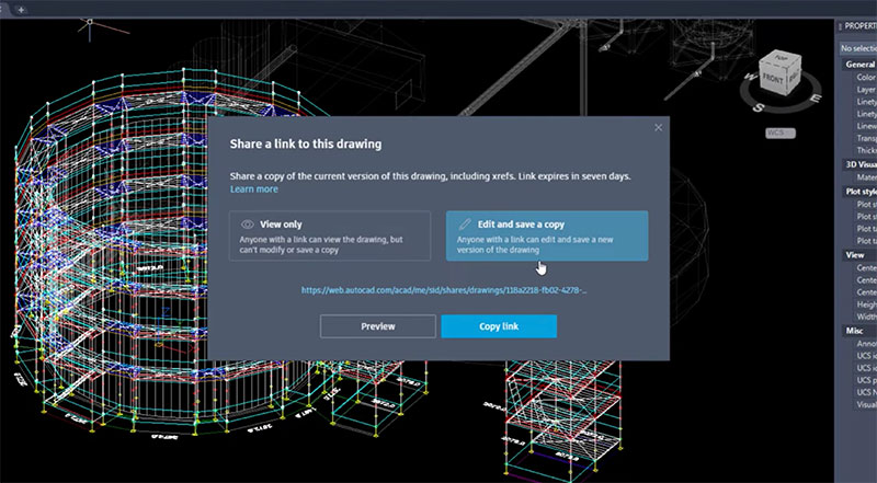 Descarga gratuita del software PON CAD WEB para visualizar y gestionar proyectos de andamios en la aplicación AUTOCAD WEB